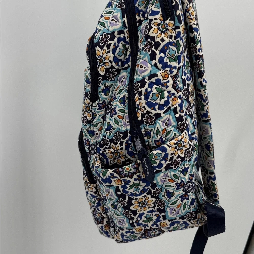 Vera Bradley Essential Backpack Lisbon Medallion Cool